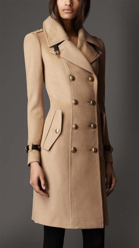 leather camel coat